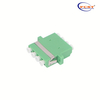 LCAPC To LCAPC Quad Single Mode Plastic Fiber Optic AdapterCoupler with Flange