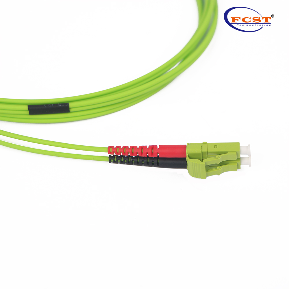 LCUPC-LCUPC Duplex OM5 2m LSZH 1mm Fiber Optic Patch Cable