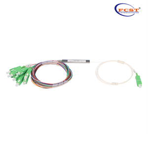 1*8 Steel Tube Type PLC Splitter With SCAPC Connector
