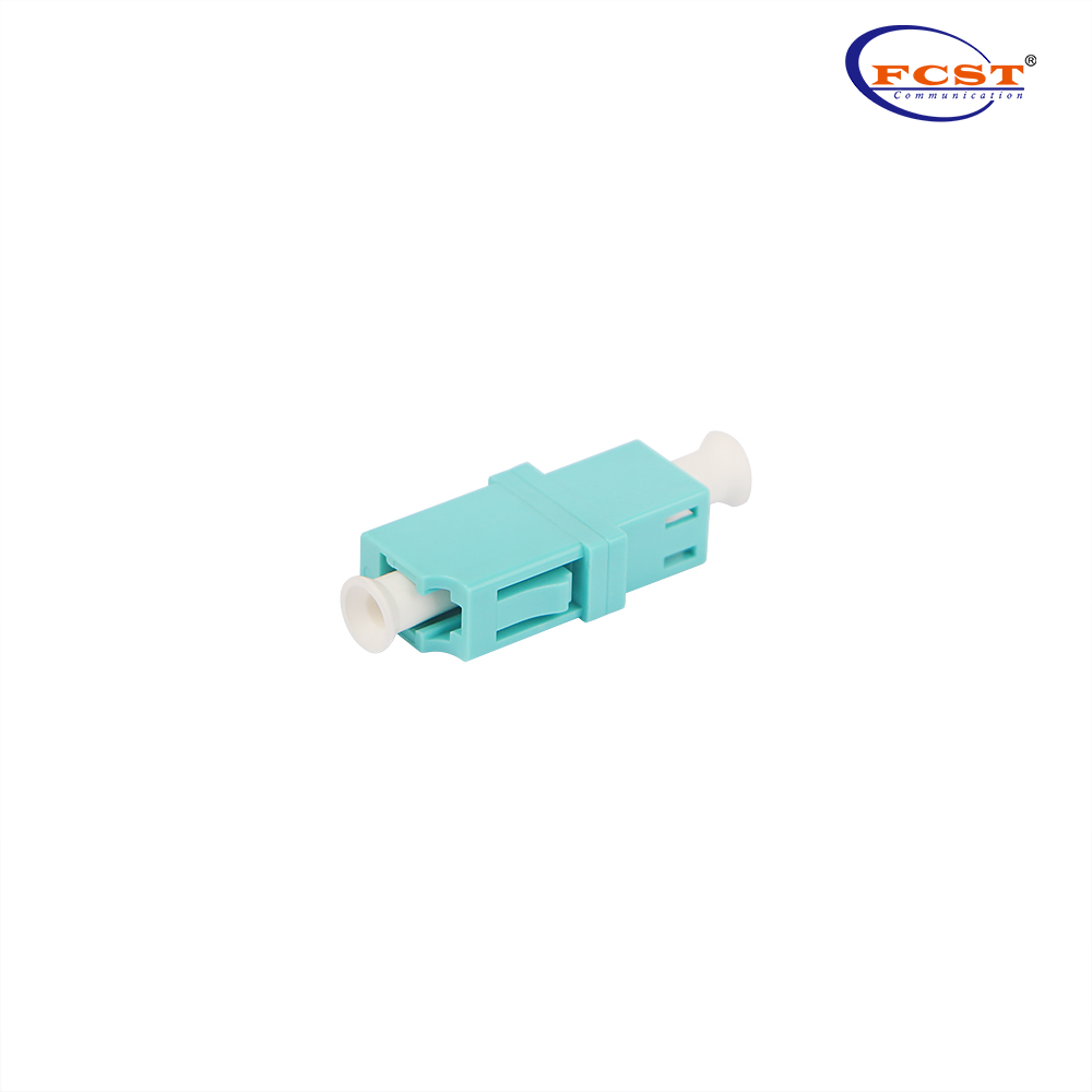 LCUPC To LCUPC Simplex OM3 Plastic Fiber Optic Adapter