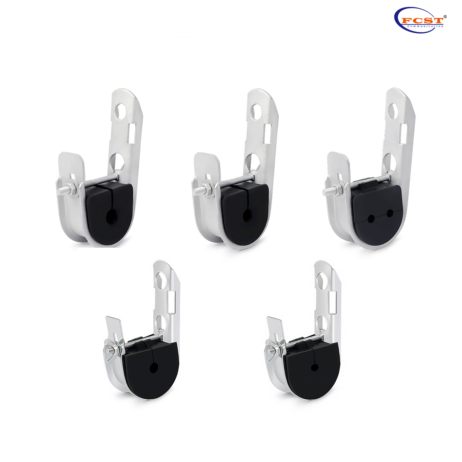 FCST601126-2 J Type Suspension Clamp For ADSS/OPGW Cable