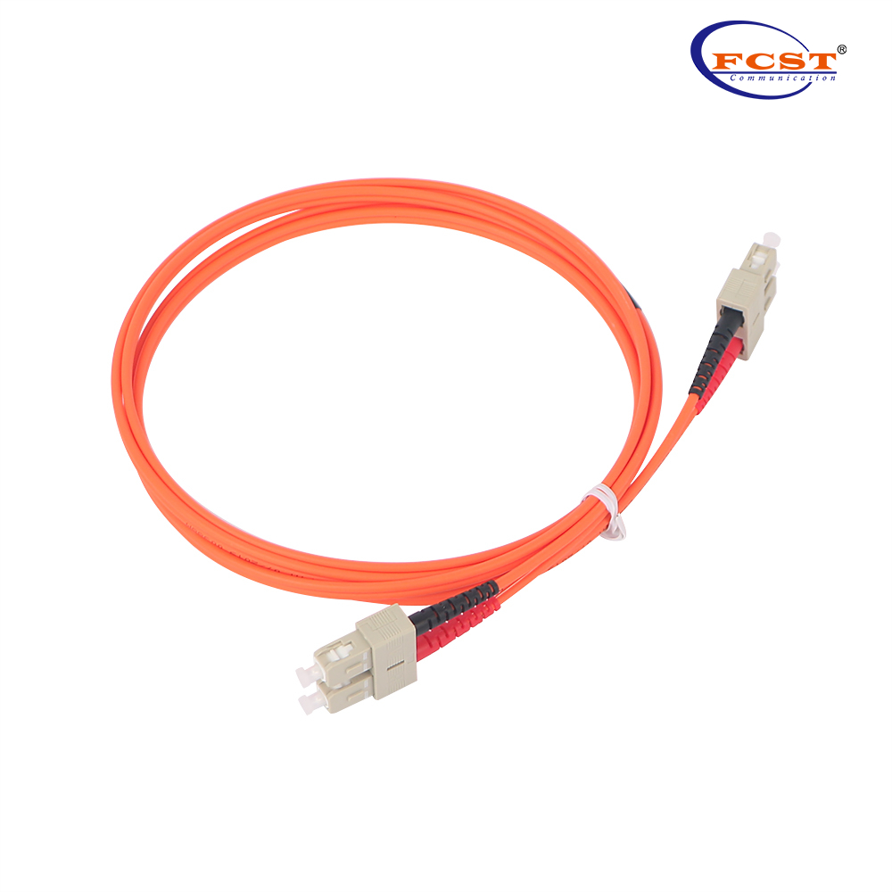 SCUPC-SCUPC Duplex OM2 2m LSZH 3.0mm Fiber Optic Patch Cable