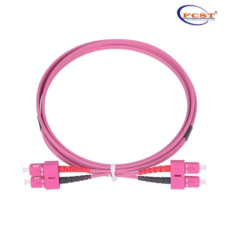 SCUPC-SCUPC Duplex OM4 2m LSZH 3.0mm Fiber Optic Patch Cable